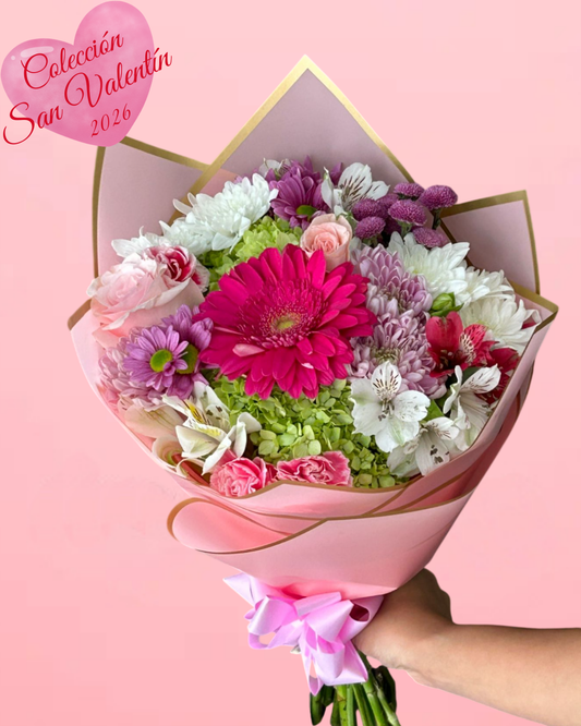 Aurora Floral Pink Rose